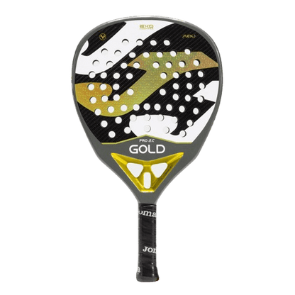 Joma Gold Pro Padel Racket Black Gold - Padel Outlet JOMA