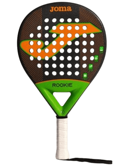 Joma Padel Racket Rookie Black Orange - Padel Outlet JOMA