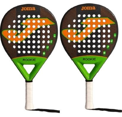 Joma Padel Racket Rookie Black Orange X2 - Padel Outlet JOMA