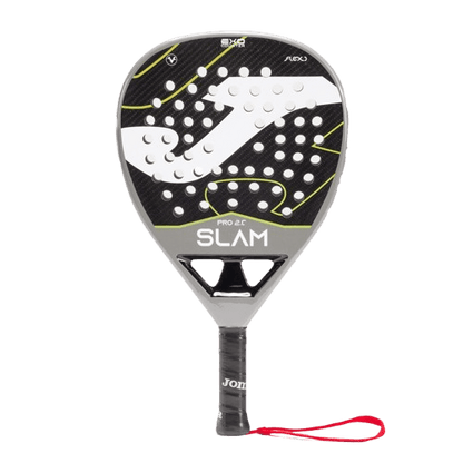 Joma Padel Racket Slam Pro light gray black - Padel Outlet JOMA