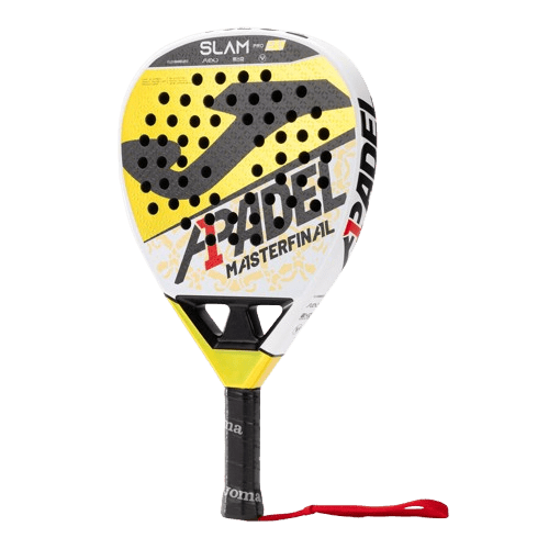 Joma Slam Pro Padel Racket White Gold - One Size - Padel Outlet JOMA