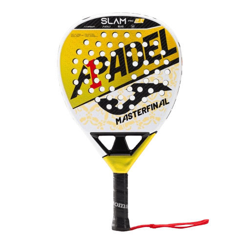 Joma Slam Pro Padel Racket White Gold - One Size - Padel Outlet JOMA