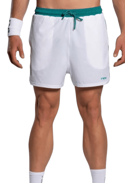 Men's Short PRO White/Ivy Green - Padel Outlet nox