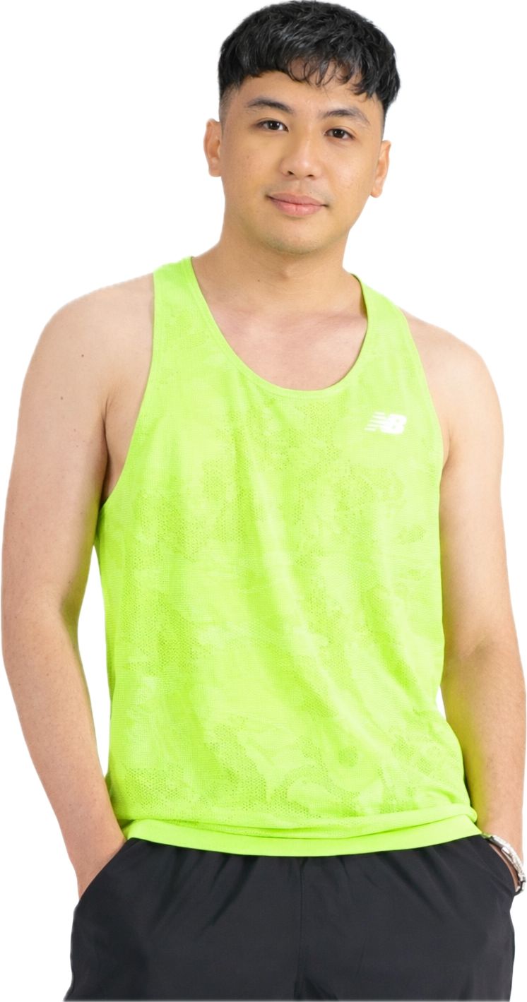 NEW BALANCE MENS SINGLET Q SPEED JACQUARD - Padel Outlet NEW BALANCE