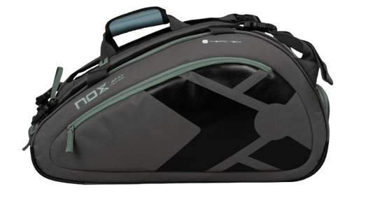 Nox AT10 Team Padel Bag Grey/Green - Padel Outlet Nox
