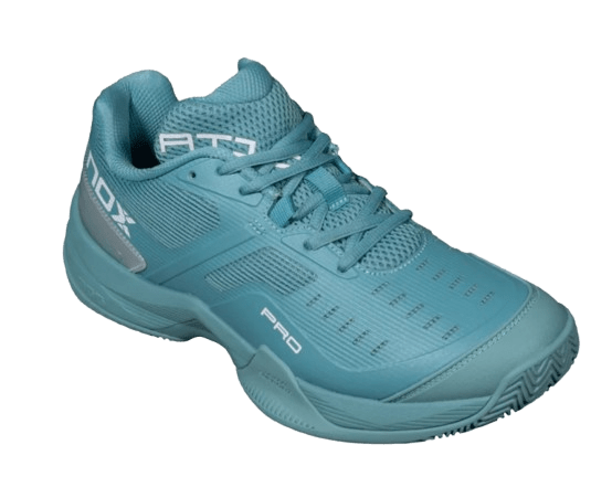 Nox Men's Padel Shoes AT10 PRO – Turquoise/White - Padel Outlet NOX