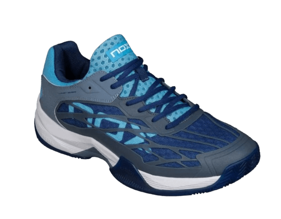 Nox Men's Shoes AT10 Lux – Stone/Bonnie Blue - Padel Outlet NOX