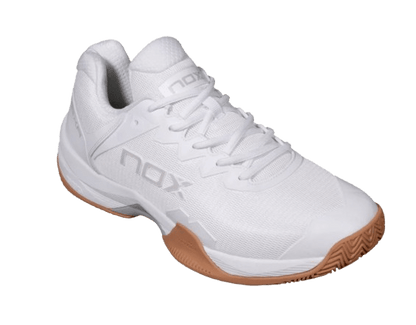 Nox Men's Shoes ML10 Hexa – White/Gum Rubber - Padel Outlet NOX