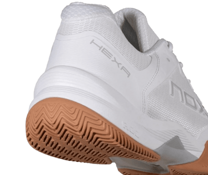 Nox Men's Shoes ML10 Hexa – White/Gum Rubber - Padel Outlet NOX