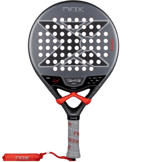 Nox ML10 Ventus Control 3K padel racket by Miguel Lamperti, featuring a sleek design with control-focused strings and modern frame.