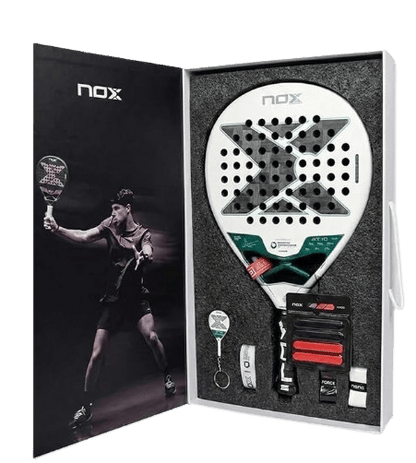 Nox Padel Racket AT10 Genius 12K Alum XTREM RIYADH Exclusive Edition "Autographed by Agustín Tapia" - Padel Outlet NOX