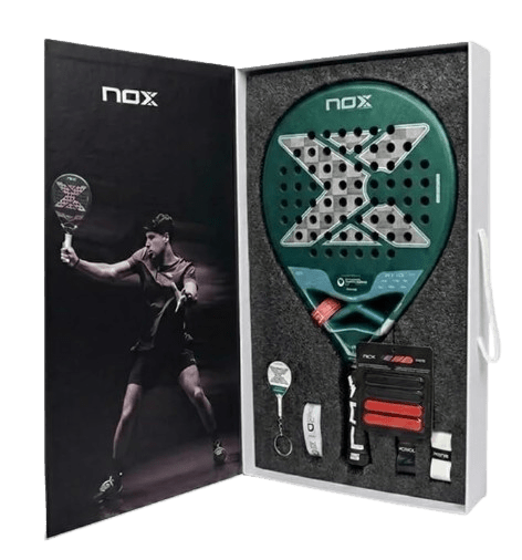 Nox Padel Racket AT10 Genius 18K Alum RIYADH Exclusive Edition "Autographed by Agustín Tapia" - Padel Outlet NOX