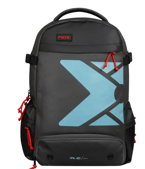 Nox Padel Racket Backpack ML10 Team Black - Padel Outlet Nox