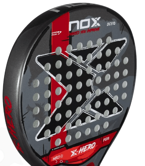 NOX Padel Racket X - Hero Red 2026 - Padel Outlet NOX