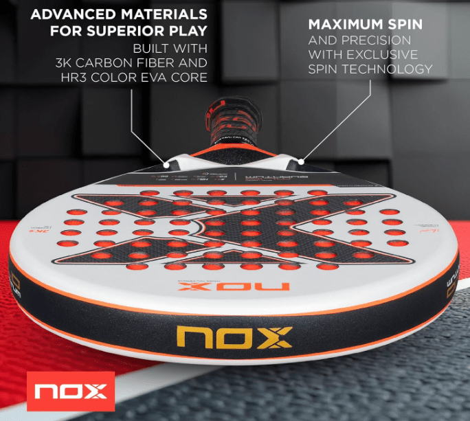 NOX RACKET ML10 QUANTUM 3K BY MIGUEL LAMPERTI 2025 - Padel Outlet NOX