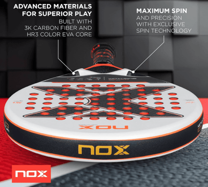 NOX RACKET ML10 QUANTUM 3K BY MIGUEL LAMPERTI 2025 - Padel Outlet NOX