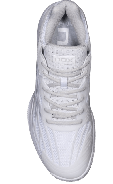 Nox Shoes AT10 Lux – White/Grey - Padel Outlet NOX