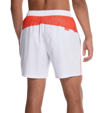 NOX Team Men’s Padel Shorts White 2026 - Padel Outlet nox