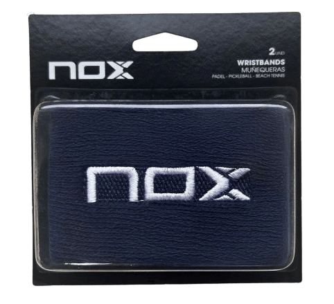 Nox wristband blue/logo white pack x2 - Padel Outlet Nox