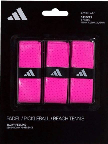 Overgrips Adidas Tacky pink perforated X3 - Padel Outlet ADIDAS