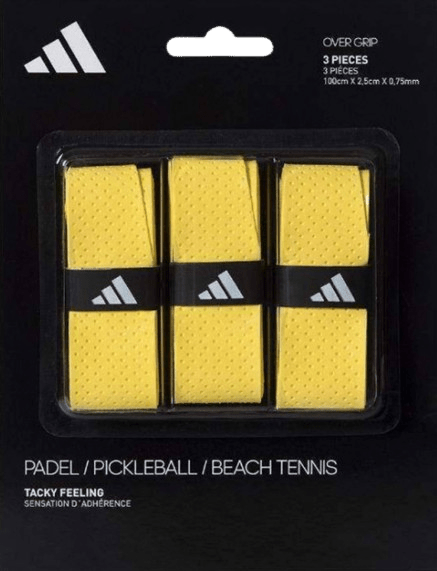 Overgrips Adidas Tacky yellow perforated X3 - Padel Outlet ADIDAS