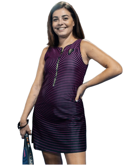 Padel Psycho Marie Dress Magenta - Padel Outlet Padel Psycho