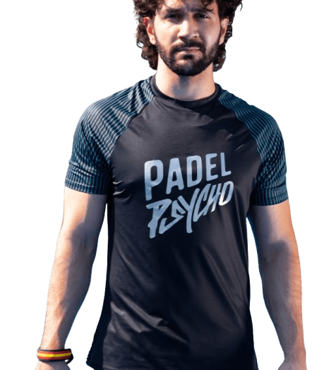 Padel Psycho Men's Tshirt Blue - Padel Outlet Padel Psycho