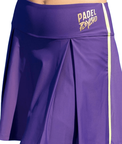 Padel Psycho Womens Victory Skort Purple/Neon - Padel Outlet Padel Psycho