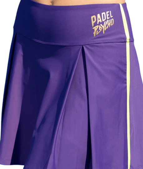 Padel Psycho Womens Victory Skort Purple/Neon - Padel Outlet Padel Psycho