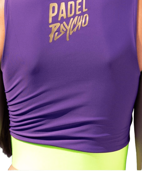 Padel Psycho Womens Victory Top Purple/Neon - Padel Outlet Padel Psycho