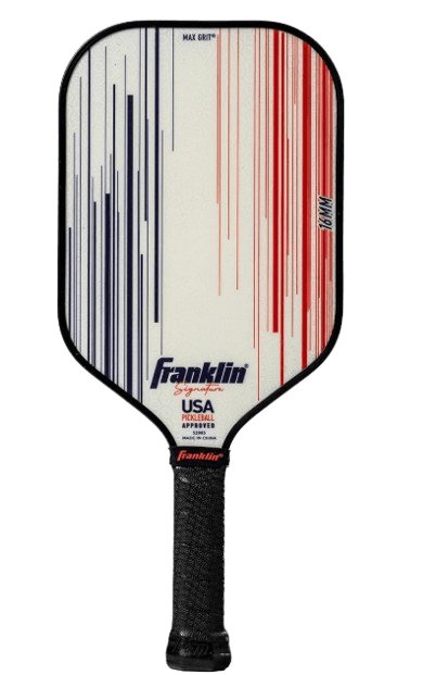 PICKLEBALL 10.1 PADDLE SIGNATURE SERIES 16MM WHITE - Padel Outlet FRANKLIN