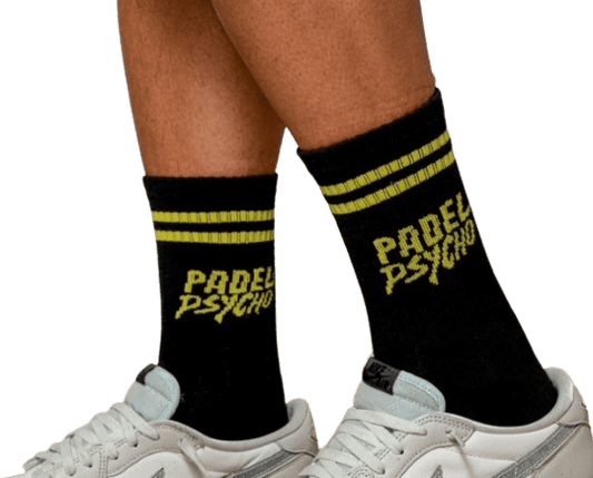 PSYCHO PERFORMANCE SOCKS BLACK - Padel Outlet Padel Psycho