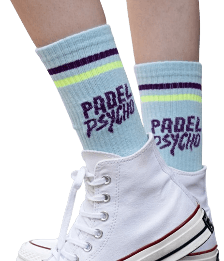 PSYCHO PERFORMANCE SOCKS BRITTANY BLUE - Padel Outlet Padel Psycho