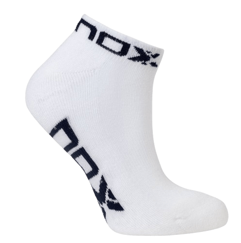 Short Nox Socks White/Navy Blue Logo (35 - 39) - Padel Outlet NOX