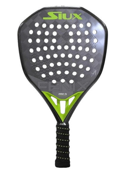 SIUX Fenix Pro 5 Limited Edition 2026 padel racket with sleek design and grip, designed for high performance and control.