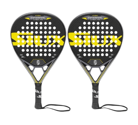 Siux Infernal 3k LTD Red/Yellow Padel Racket X2 - Padel Outlet SIUX