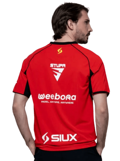 Siux Men's T-shirt Electra X Stupa Red 2026 - Padel Outlet SIUX
