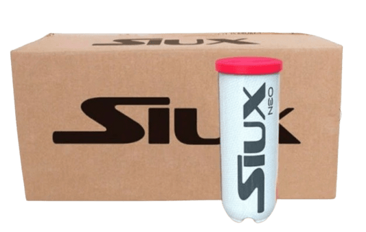 Siux Neo Red padel balls box (24 pcs) - Padel Outlet SIUX