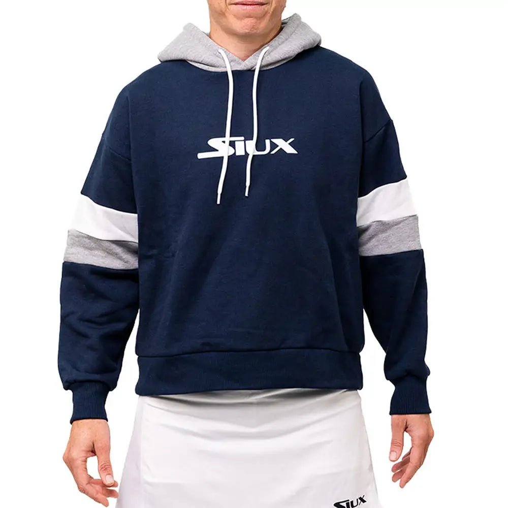 SIUX WOMENS JACKET SUDADERA CAPUCHA SIUX PATTY AZUL - Padel Outlet SIUX