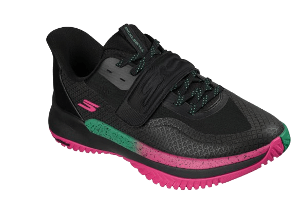 Skechers Mens Shoes Viper Court Elite 2.0 Black Burgundy - Padel Outlet Skechers