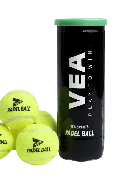 VEA Padel Balls – 1 Tube (3 Balls) - Padel Outlet VEA